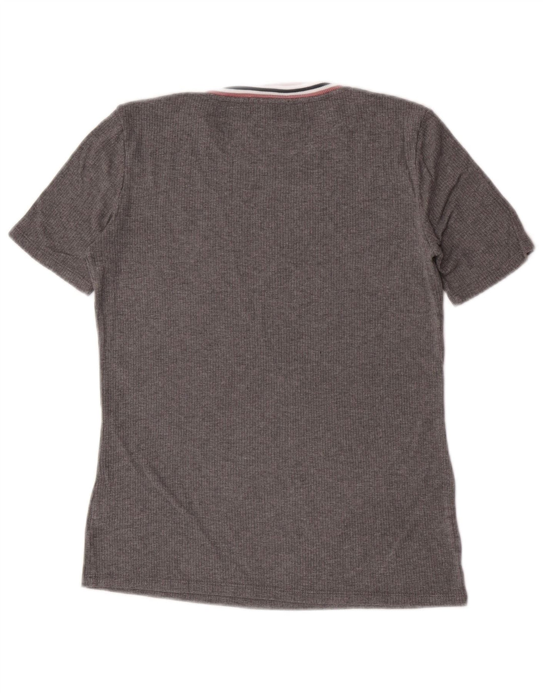 Massimo Dutti T-shirt pour femme UK 10 Petit Gris