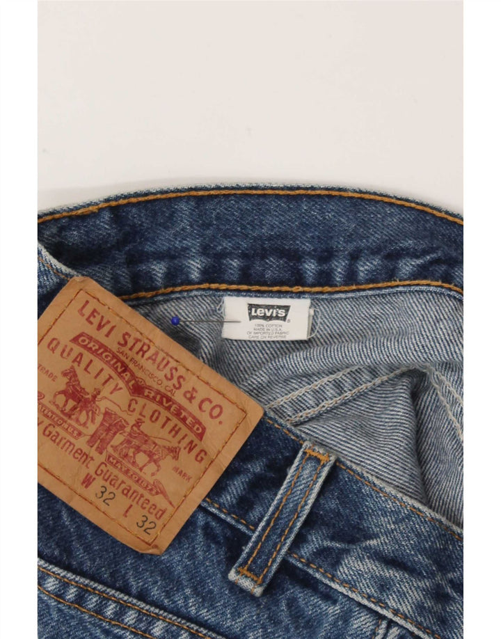 Levi's Short en Jean 517 Femme W32 Large Bleu Coton