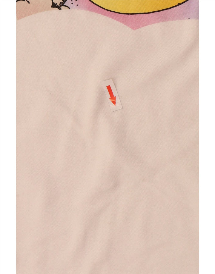Levi's T-Shirt Graphique Femme UK 10 Small Blanc