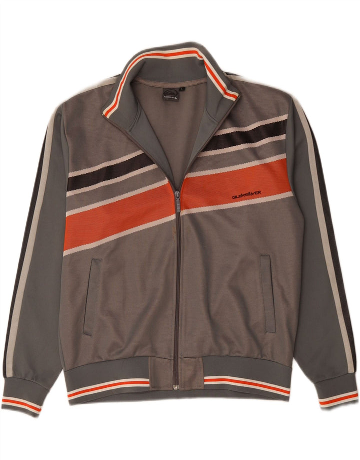 QUIKSILVER Veste de Survêtement Homme Large Gris Colorblock