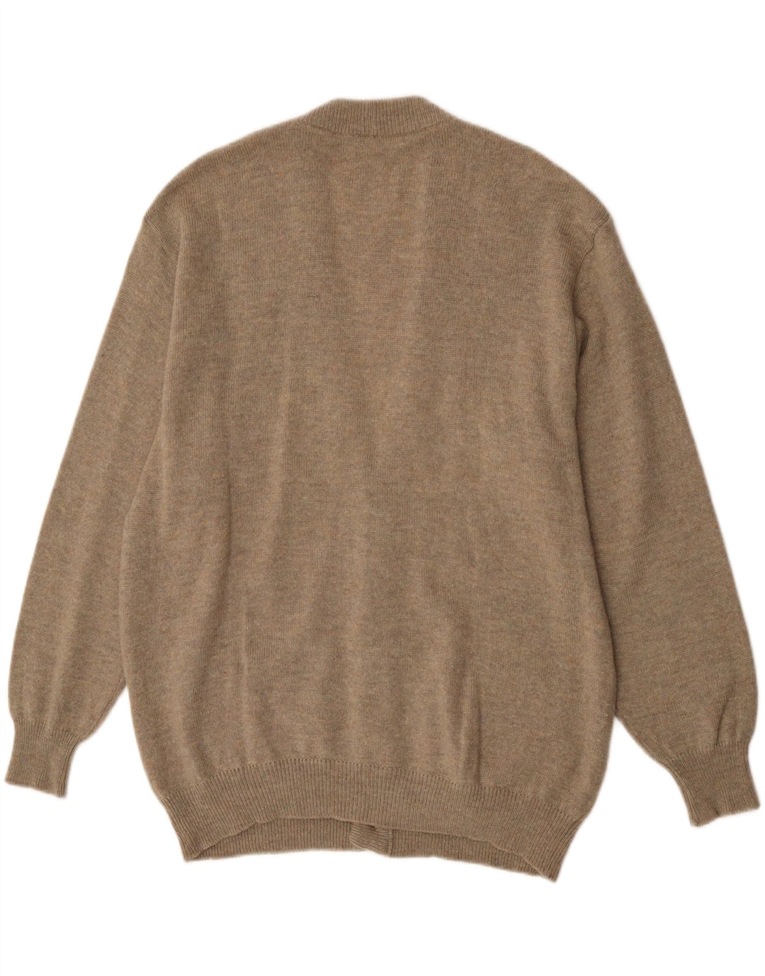vintage Homme Cardigan Pull XL Marron Argyle/Diamant