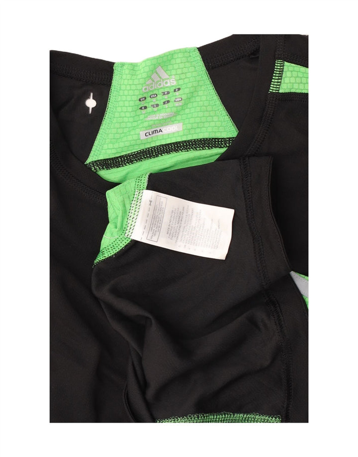 Adidas Hommes Climacool T-Shirt Haut Noir Colorblock Polyester