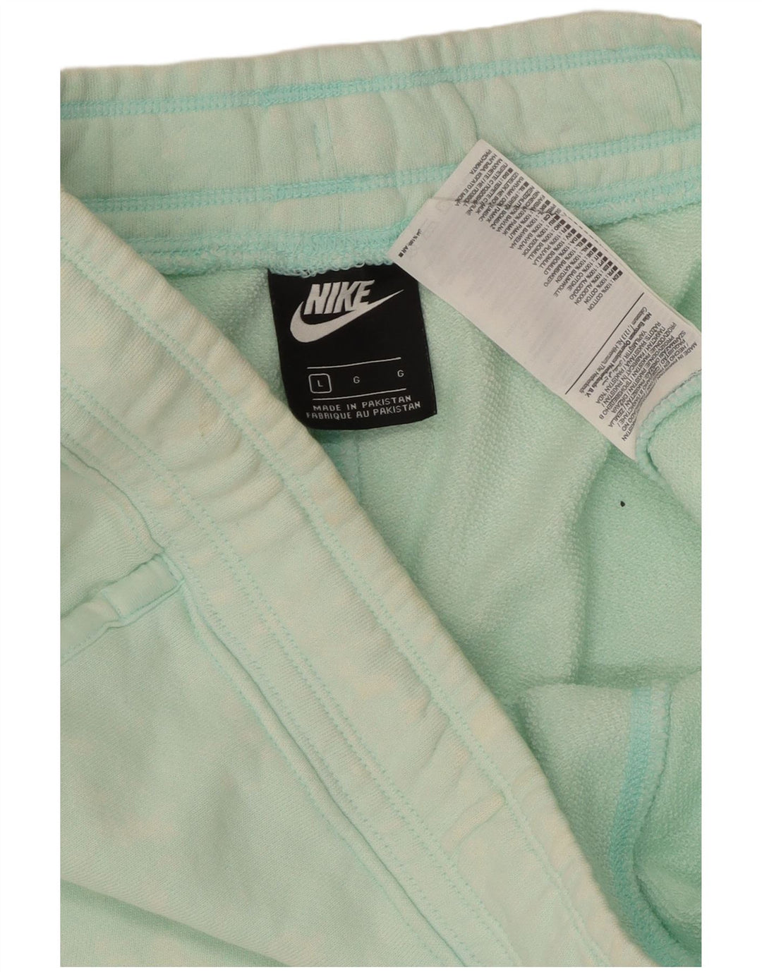 Nike Short de sport pour homme en coton vert Taille L
