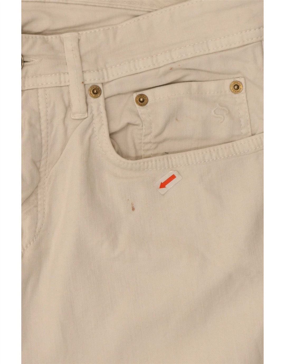 SIVIGLIA Jean Slim Femme W33 L33 Coton Blanc