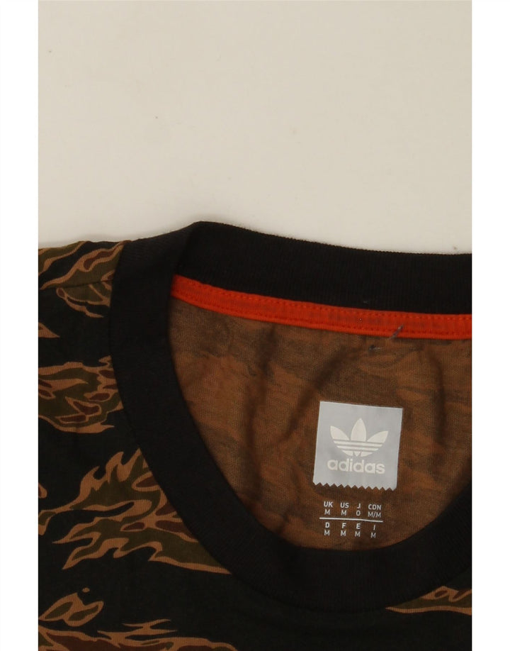 ADIDAS T-Shirt Homme Marron Moyen Camouflage