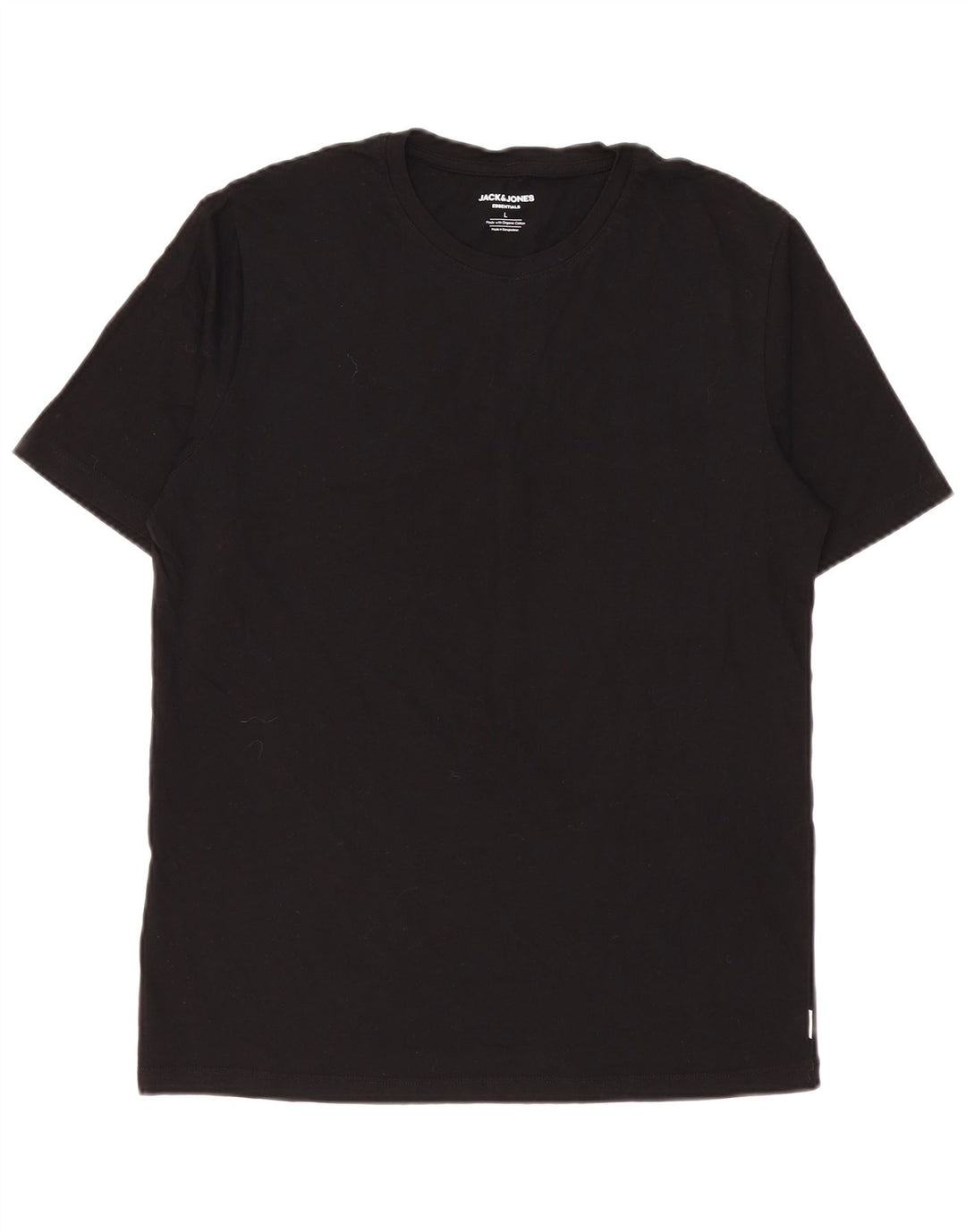 Jack & Jones T-Shirt Homme Haut Large Noir Coton
