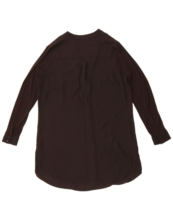 MINT VELVET Robe tunique à manches longues pour femme UK 14 Grand Noir Polyester