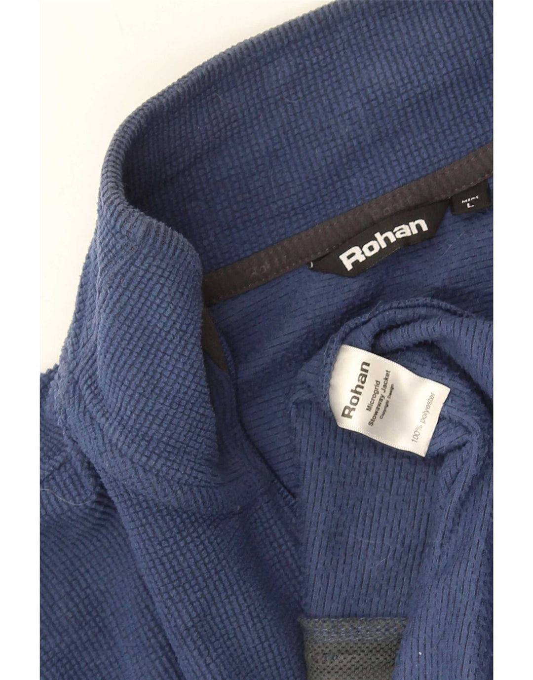 Rohan Veste polaire pour homme UK 40 Large Bleu marine Polyester