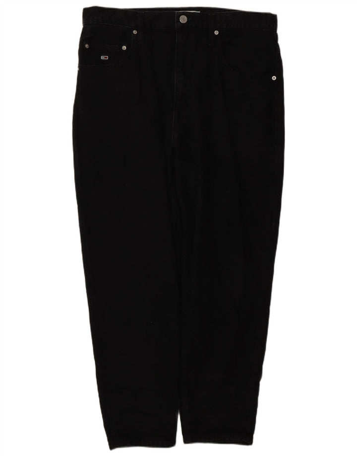 TOMMY HILFIGER Jean Tapered Homme W34 L26 Coton Noir