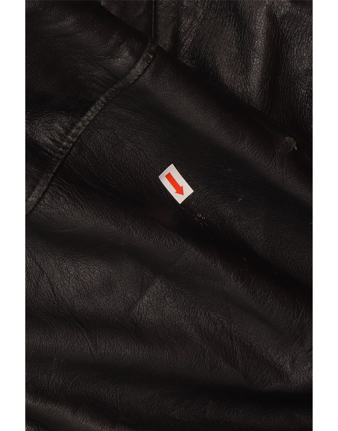 veste en cuir homme vintage IT 50 Grand Noir
