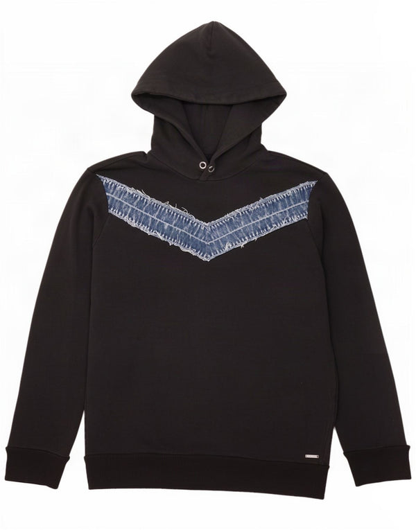 Diesel Pull à capuche pour homme 2XL en coton color block noir