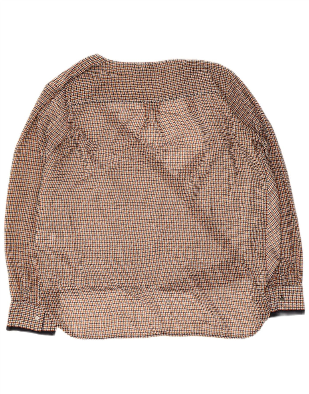 DKNY Chemisier à manches longues pour femme UK 46 Grand pied-de-poule multicolore