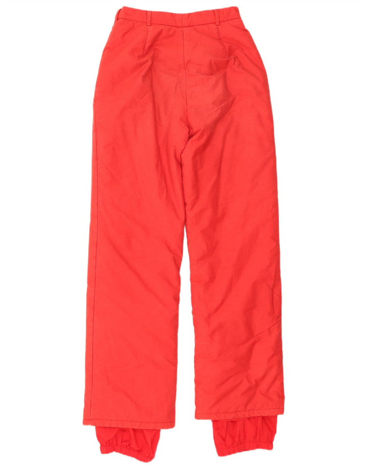 Fila Pantalon de ski pour femme UK 8 Small Rouge Coton