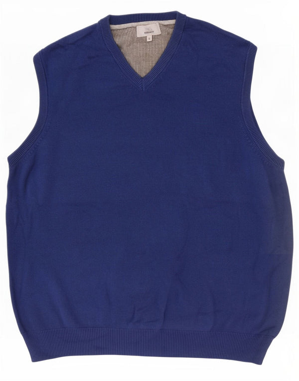 Marks & Spencer Débardeur coupe classique pour homme XL en coton bleu