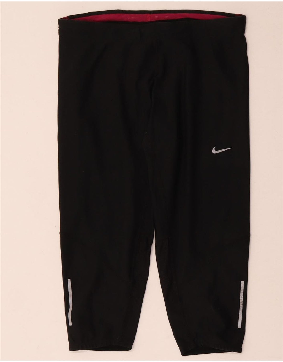 Nike Legging Capri Dri Fit pour femme UK 12 Noir moyen