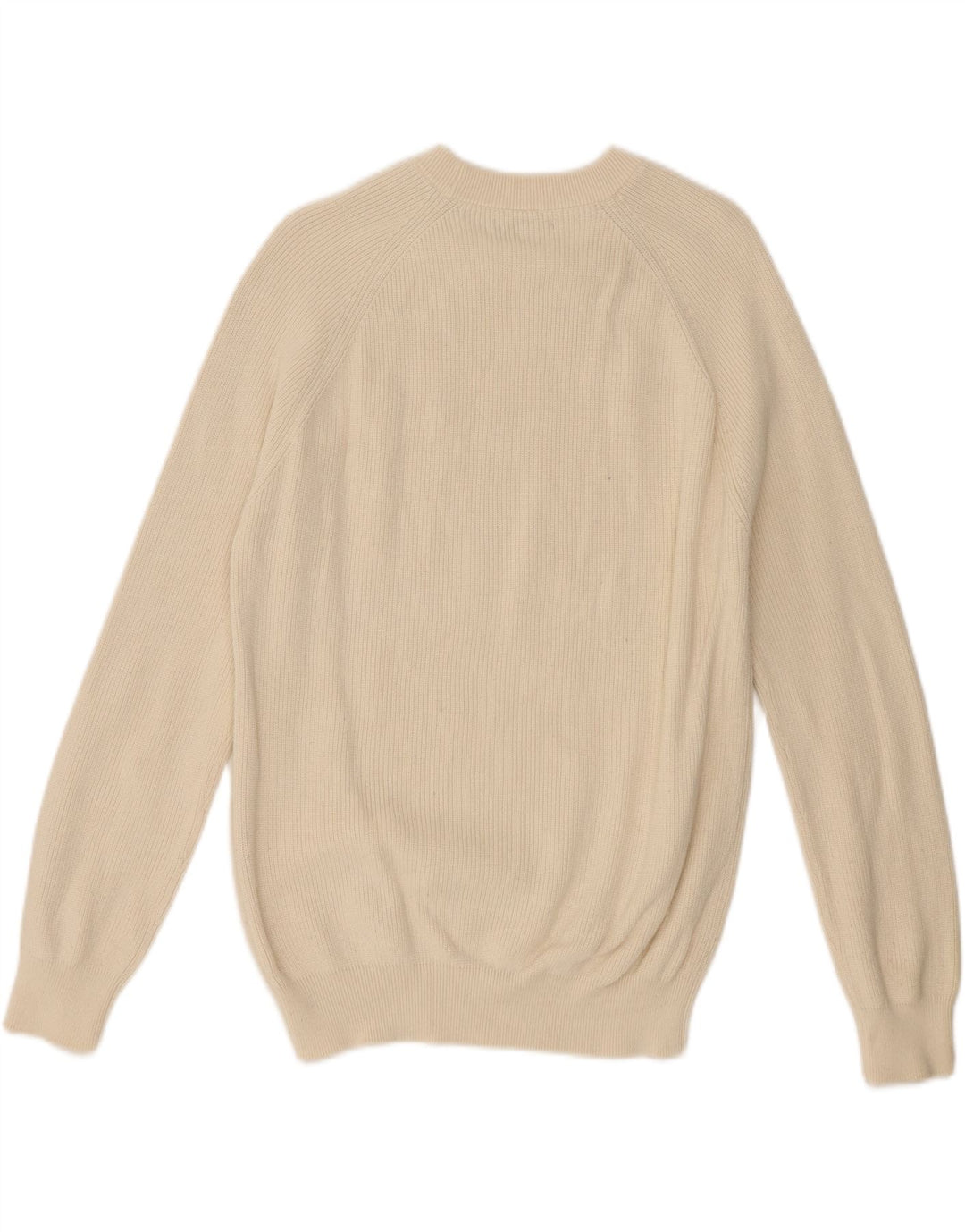 Zara Pull à col rond en coton beige moyen pour homme