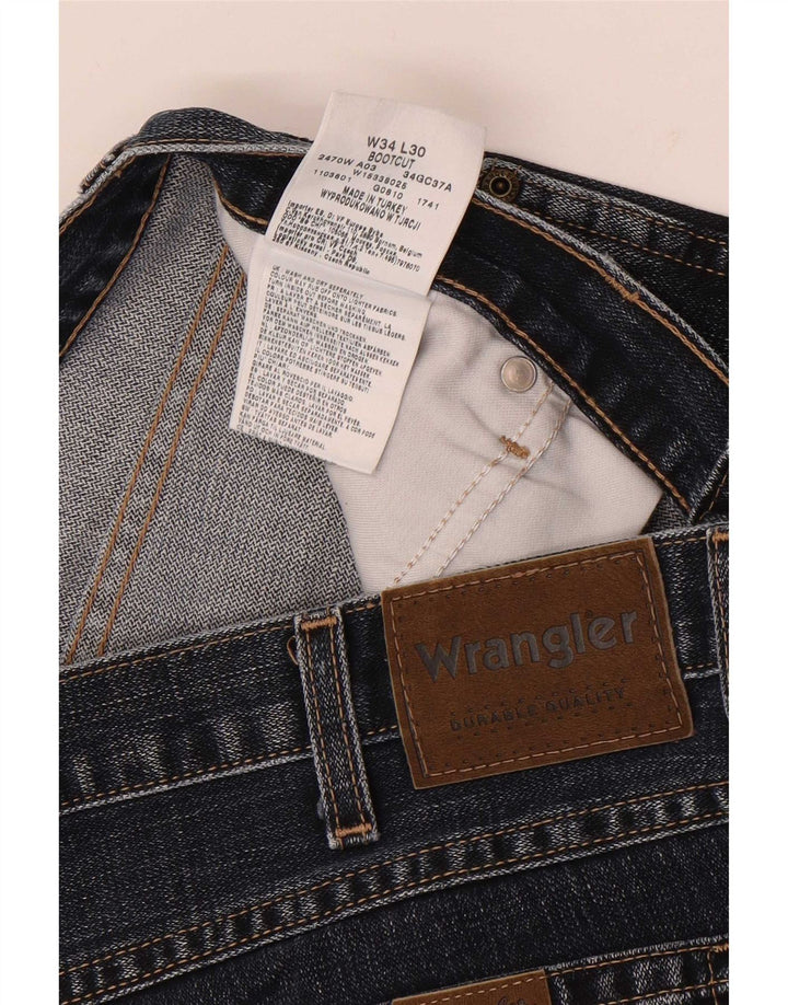 Wrangler Jean Bootcut Homme W34 L30 Bleu Coton