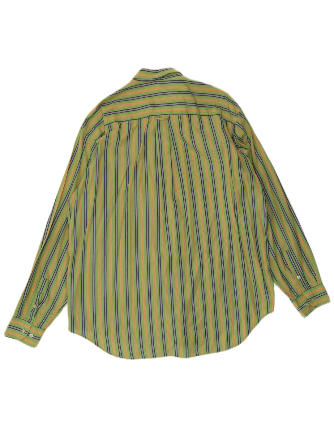Lacoste Chemise Homme Taille 44 XL Vert Rayé