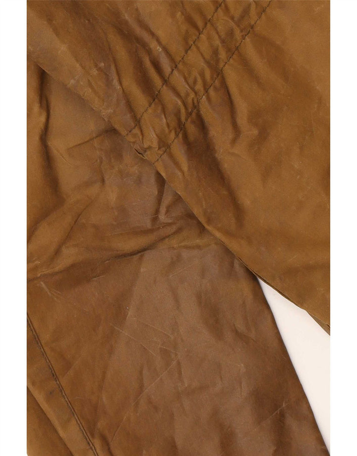 Barbour Veste à capuche en coton ciré pour femme UK 14 Large Marron