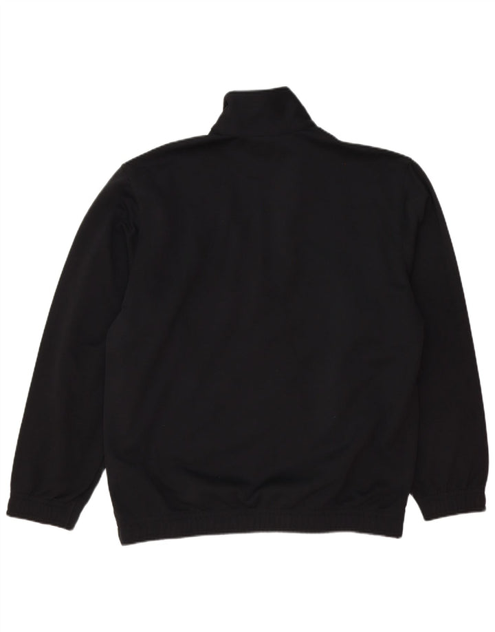 Lotto Pull à col zippé pour homme XL Noir Polyester Sports