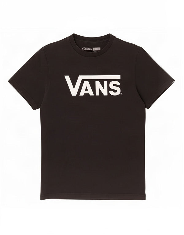Vans Boys Graphic T-Shirt Top 12-13 ans Grand Noir Coton