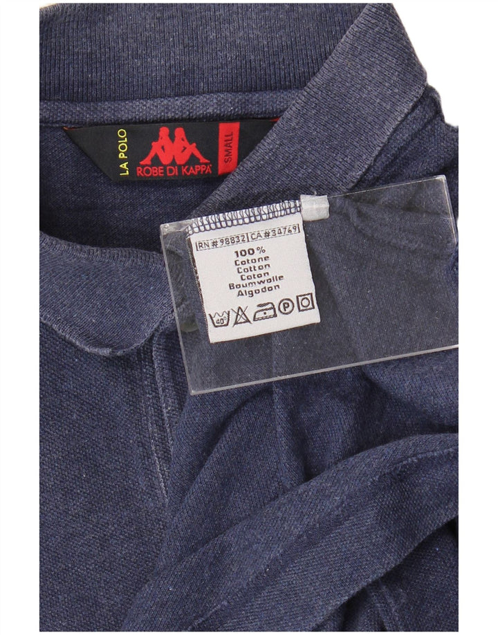 Kappa Polo Homme Petit Bleu Marine Coton