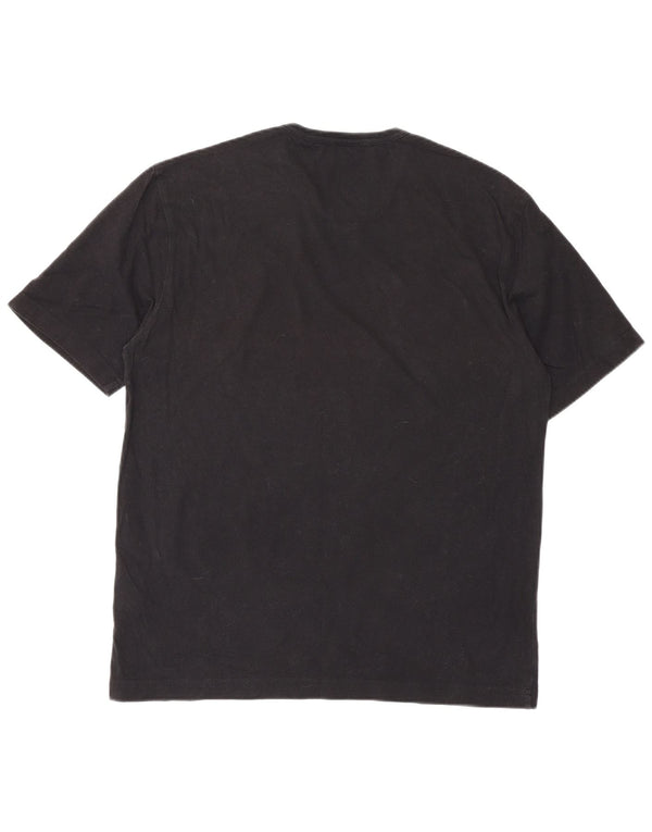 Calvin Klein Jeans T-Shirt Femme Top UK 18 XL Noir Coton