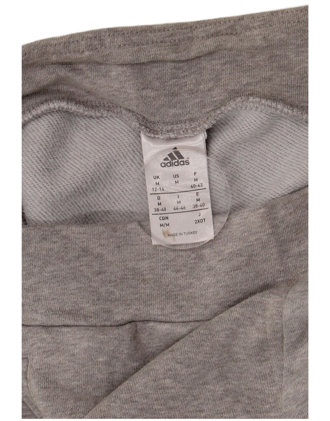 ADIDAS Pantalon de survêtement graphique pour femme UK 12/14 Gris moyen