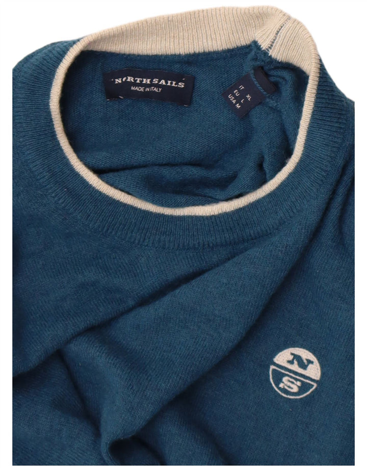 North Sails Pull col rond homme grand bleu polyamide