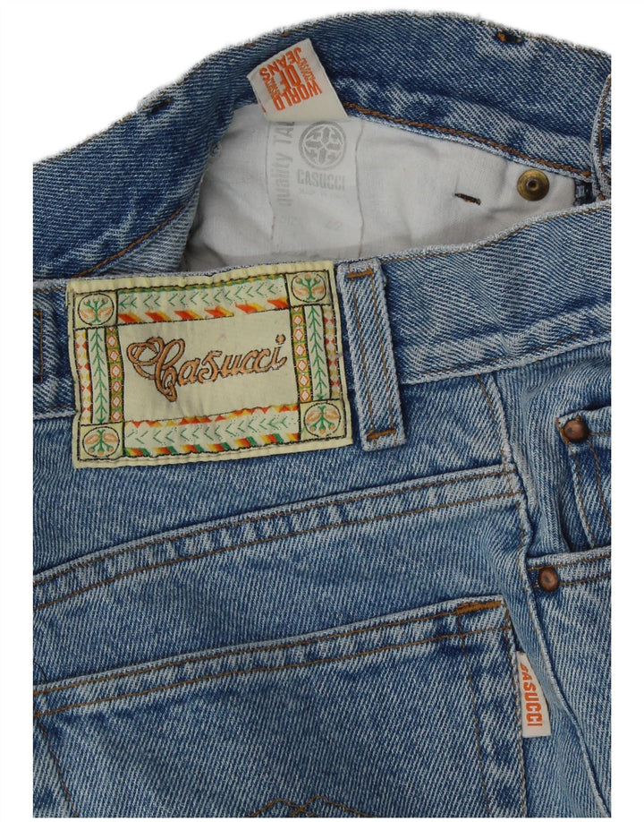 CASUCCI Jean court taille haute pour femme IT 42 Medium W26 L23 Bleu