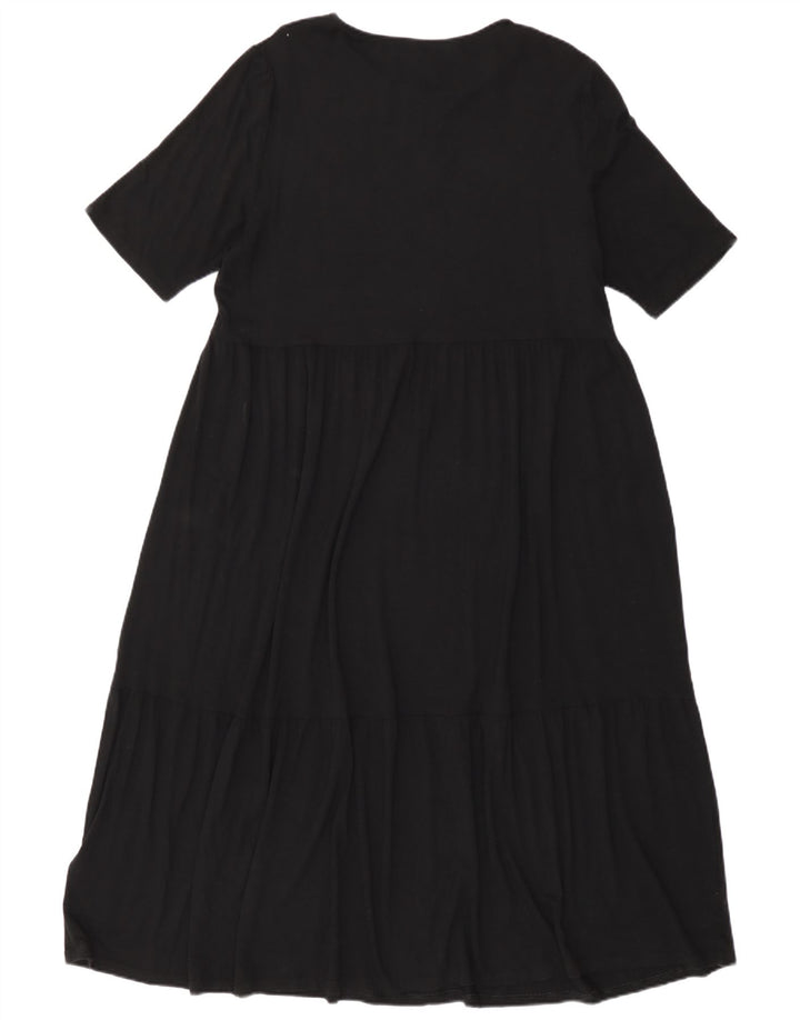 Marks & Spencer Robe longue pour femme UK 16 Large Viscose noire