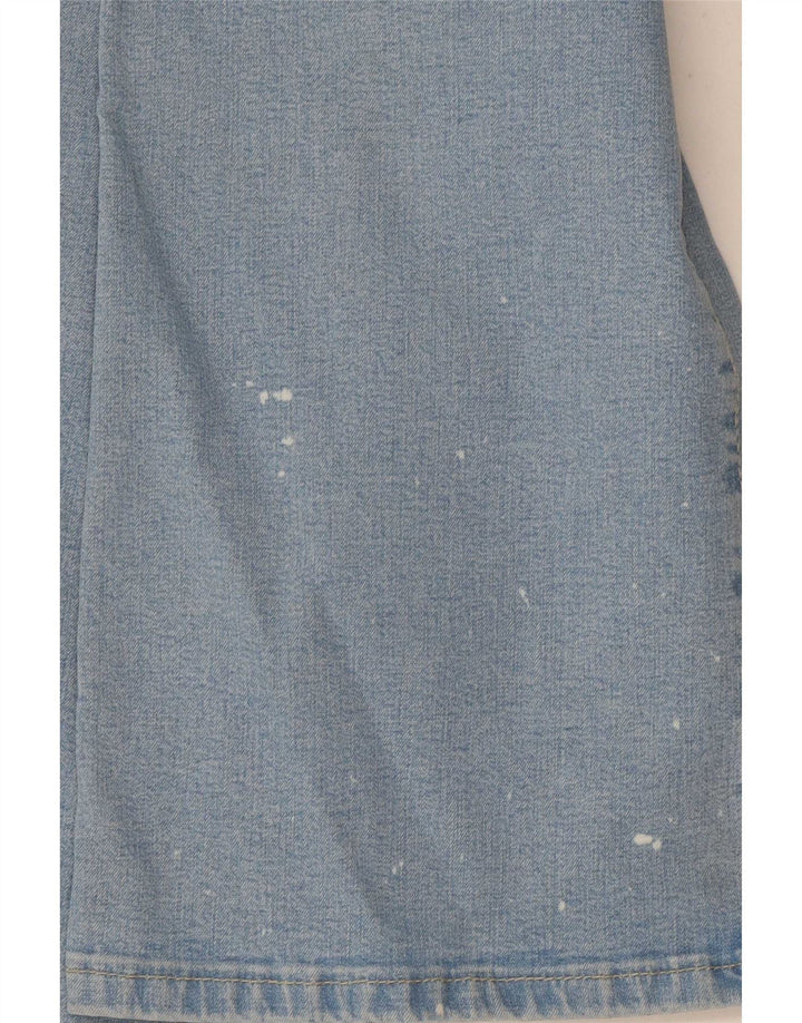 Versace Femme Jean évasé W29 L32 Bleu Coton