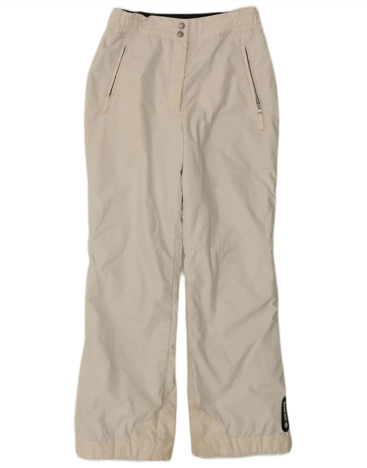 Colmar Pantalon de ski femme IT 44 Medium W28 L30 Blanc Polyester