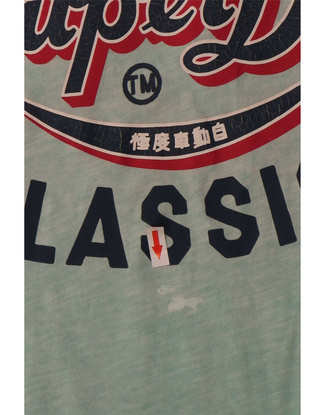 Superdry T-Shirt Graphique Homme Vert Moyen Coton