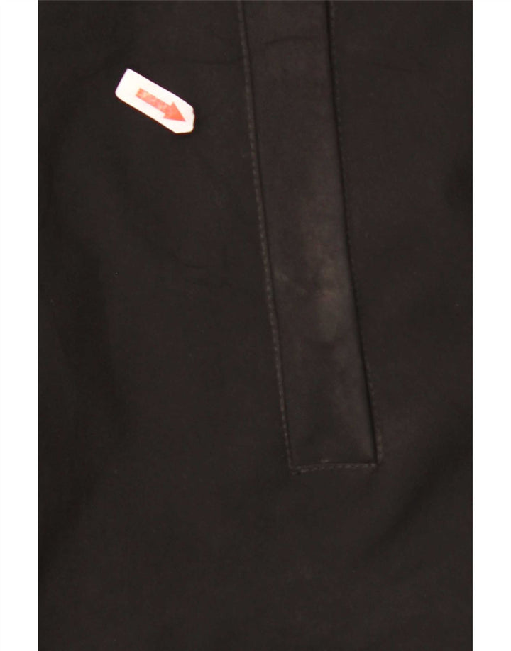 Blauer Manteau matelassé à capuche pour homme UK 44 2XL Noir Polyester