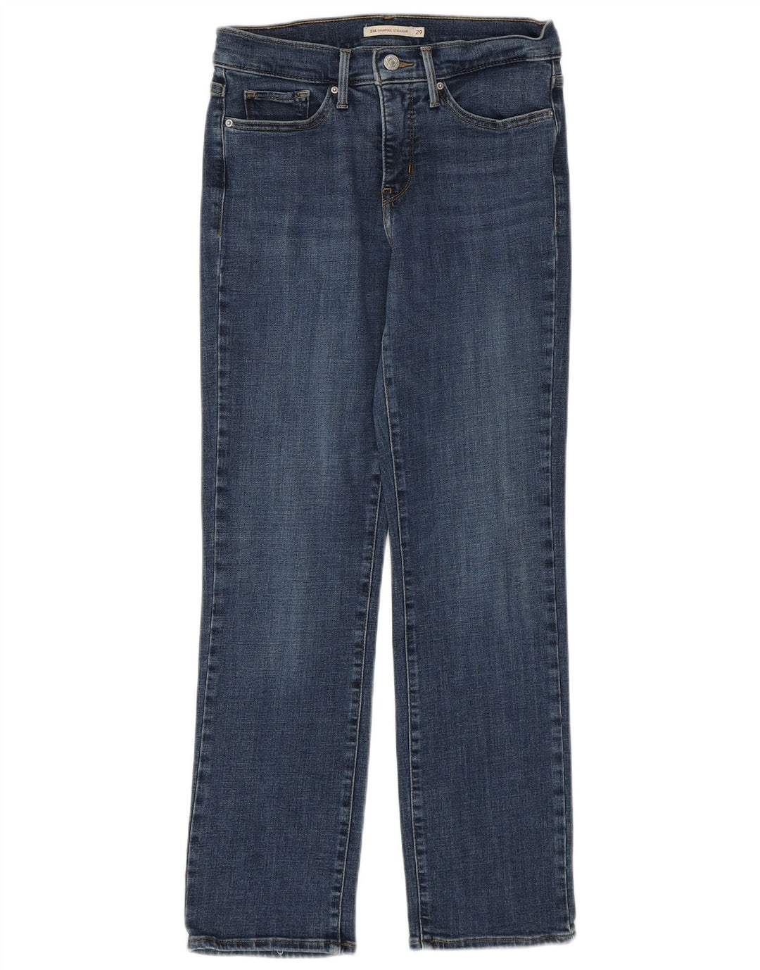 Levi's Jean 314 Shaping Straight Femme Bleu Coton W29 L27