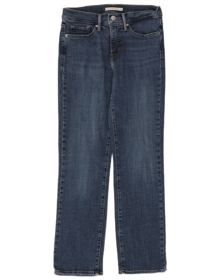 Levi's Jean 314 Shaping Straight Femme Bleu Coton W29 L27