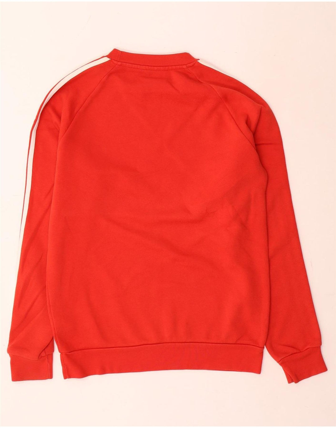 Adidas Mens Sweatshirt Jumper XS Rouge Coton