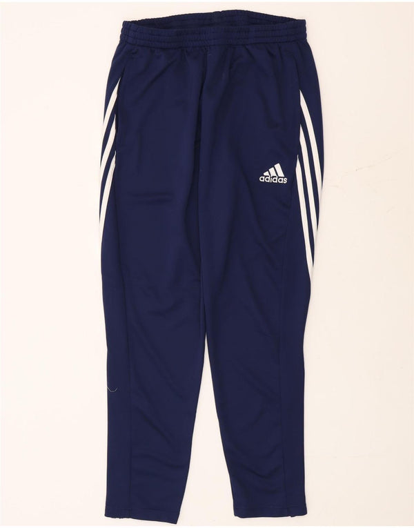 Adidas Pantalon de survêtement Climalite pour homme Large Bleu marine Polyester