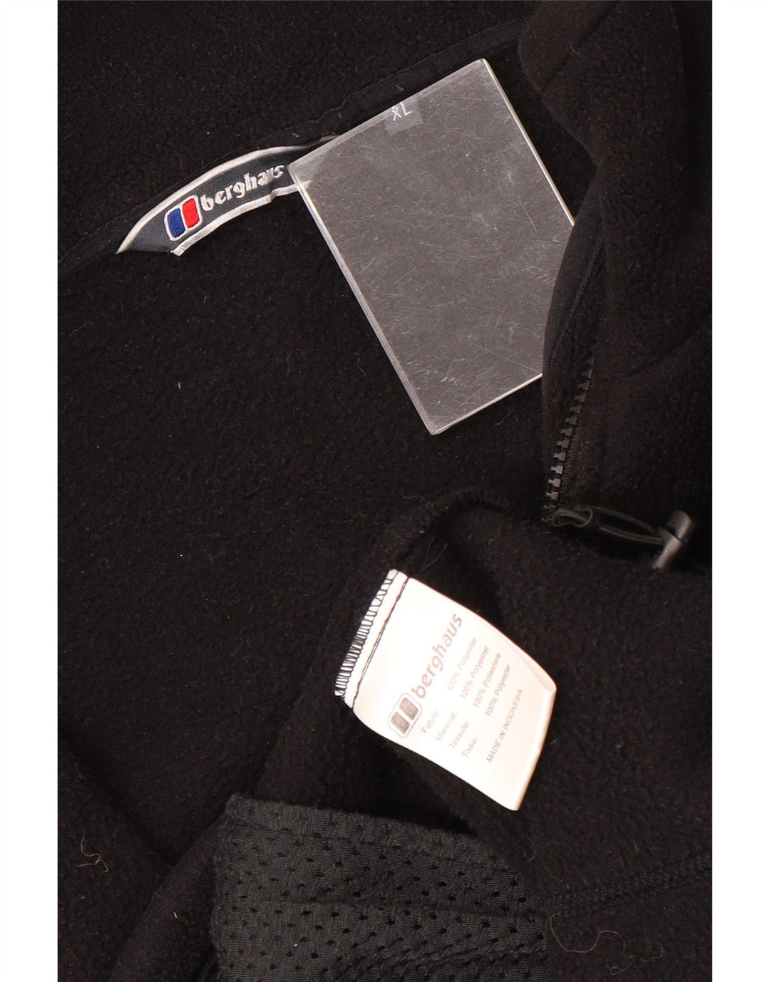 BERGHAUS Veste Polaire Doublure Homme UK 42 XL Noir Polyester