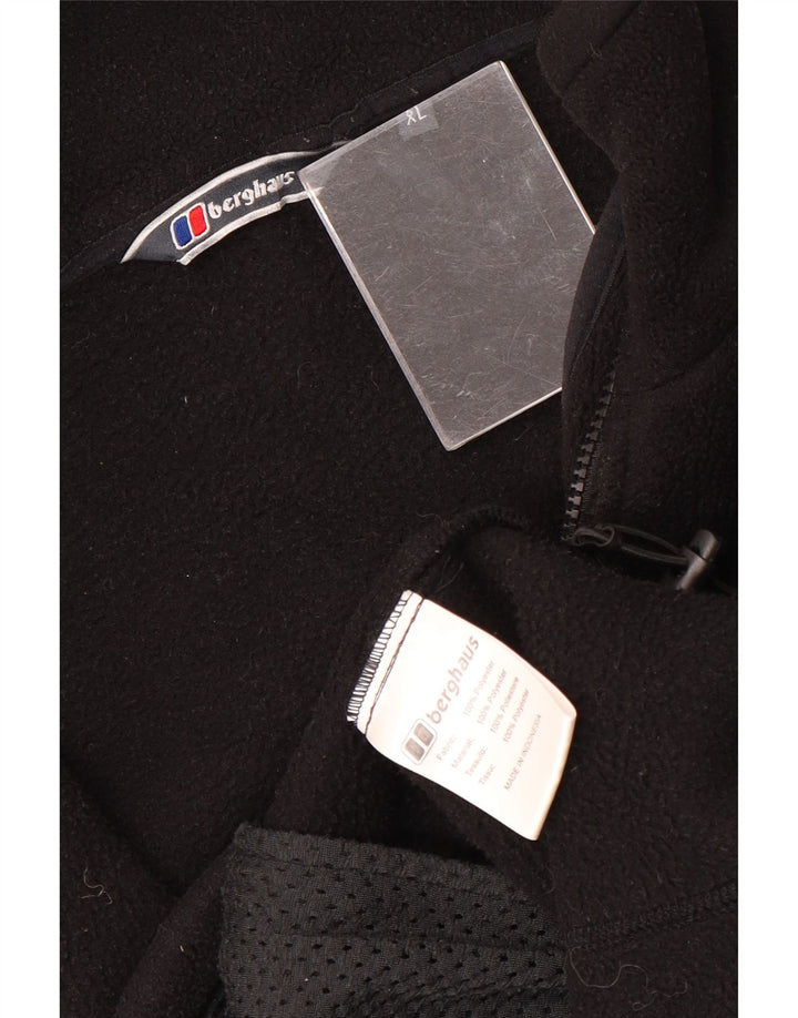 BERGHAUS Veste Polaire Doublure Homme UK 42 XL Noir Polyester