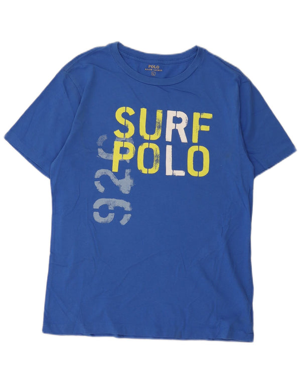 Polo Ralph Lauren Garçons Regular Graphic T-Shirt Top 13-14 ans Grand Bleu