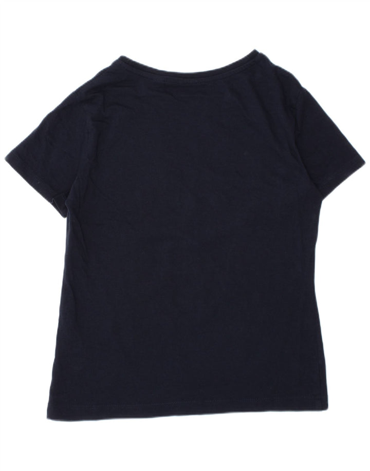 JACK WILLS T-Shirt Graphique Fille 8-9 ans Bleu Marine Coton