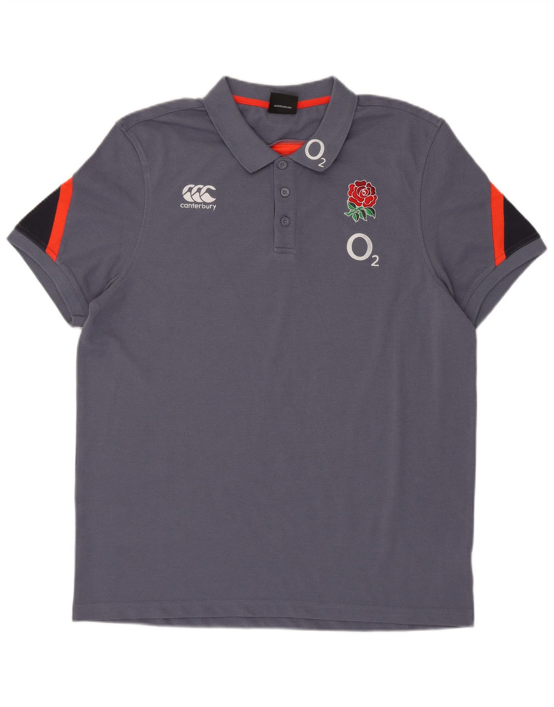 CANTERBURY Polo Graphique Homme XL Bleu Marine Colorblock Polyester