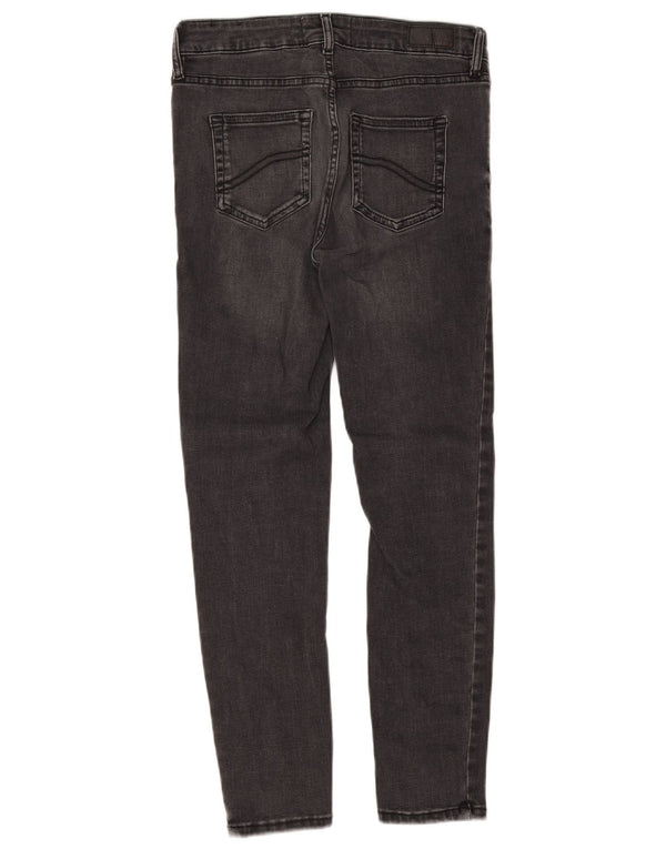 Fat Face Jean court super skinny pour femme UK 10 Small W28 L25 Gris Coton