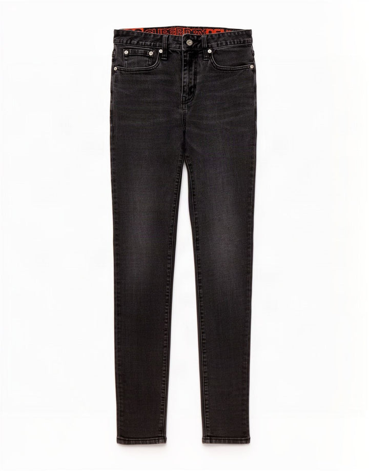Superdry Jean Skinny Femme W28 L34 Gris