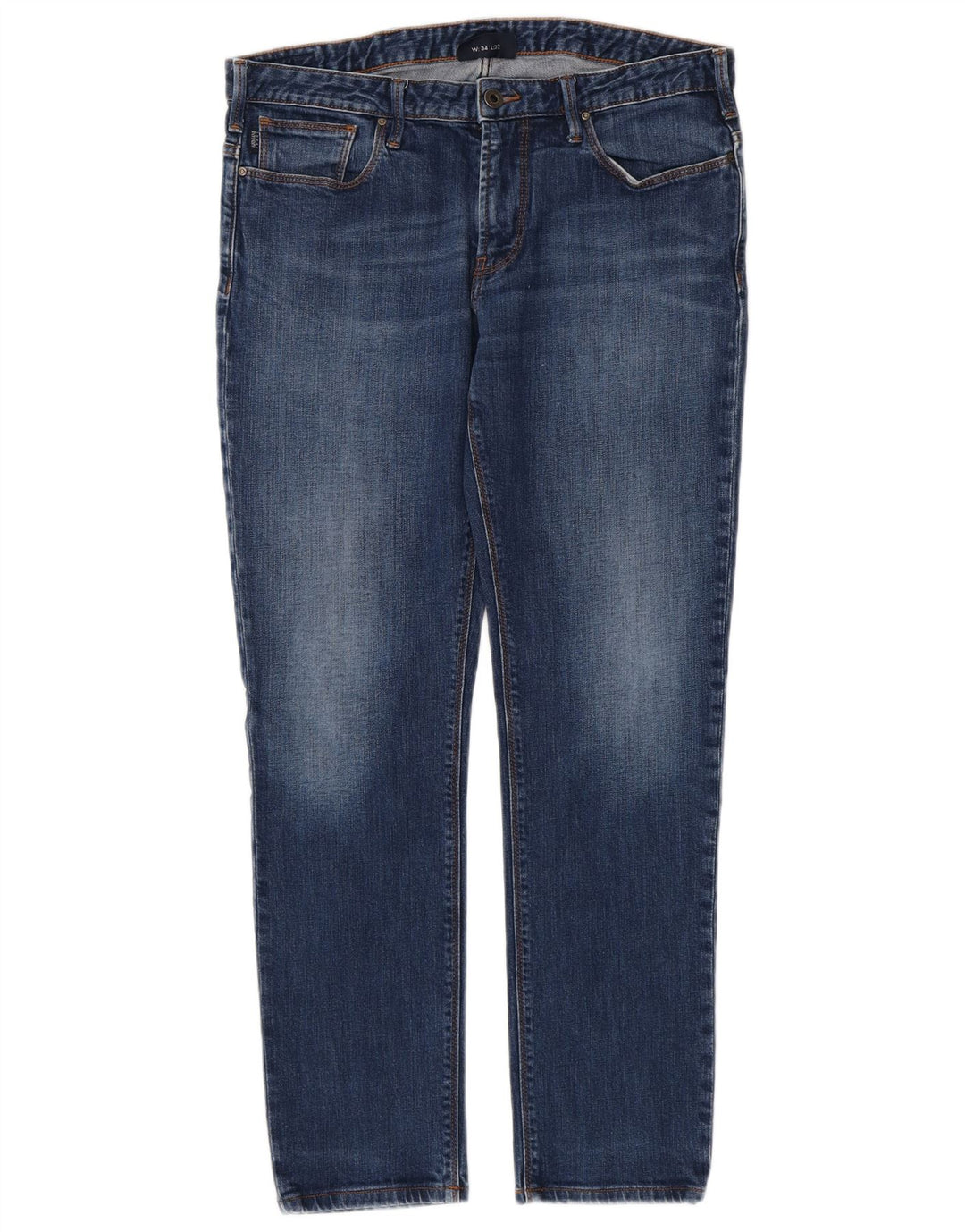 ARMANI Femme Jean Slim W34 L29 Bleu Coton