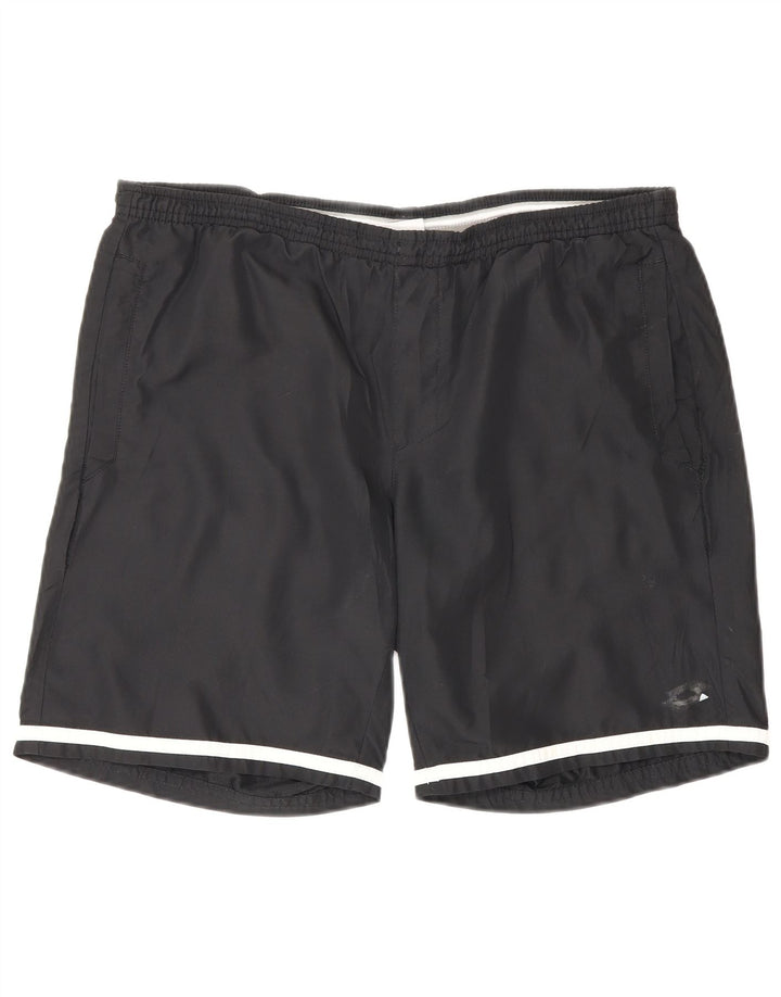 Lotto Short de Sport Homme Noir Moyen