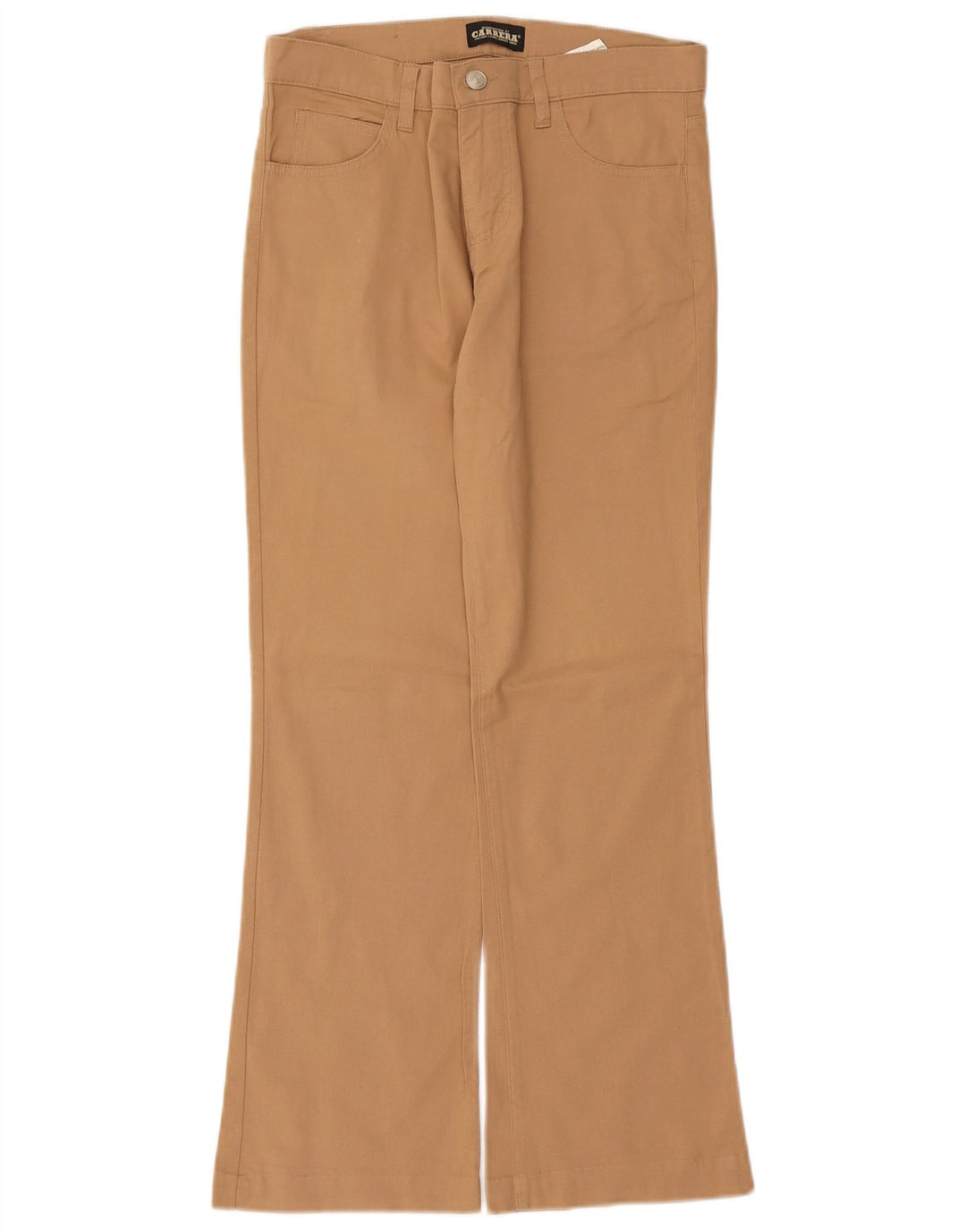 Carrera Pantalon décontracté bootcut pour femme IT 42 Medium W28 L28 Beige Coton