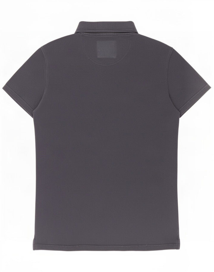 Weird Fish Polo Homme Petit Bleu Marine Coton